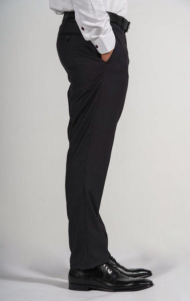 Charcoal Wool Blend Dress Pants 34