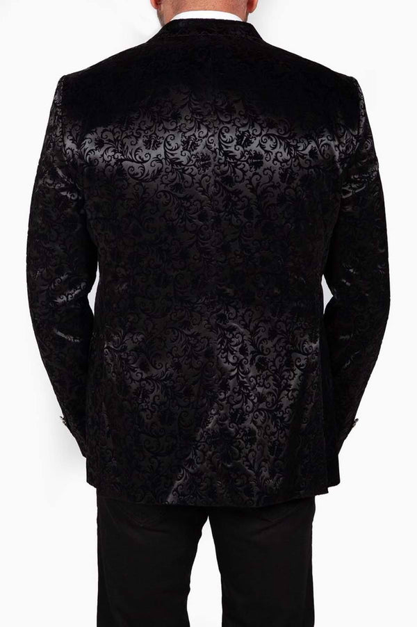 Luxury Paisley Black Jacket
