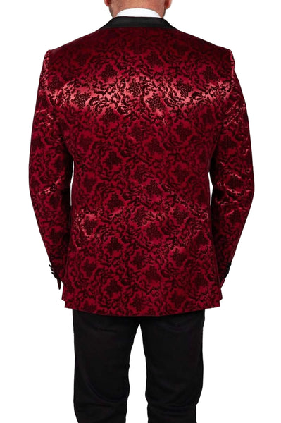 Luxury Paisley Red Jacket – Cosiani
