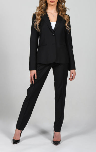 Cosiani Women’s Black Wool Dress Pants 8