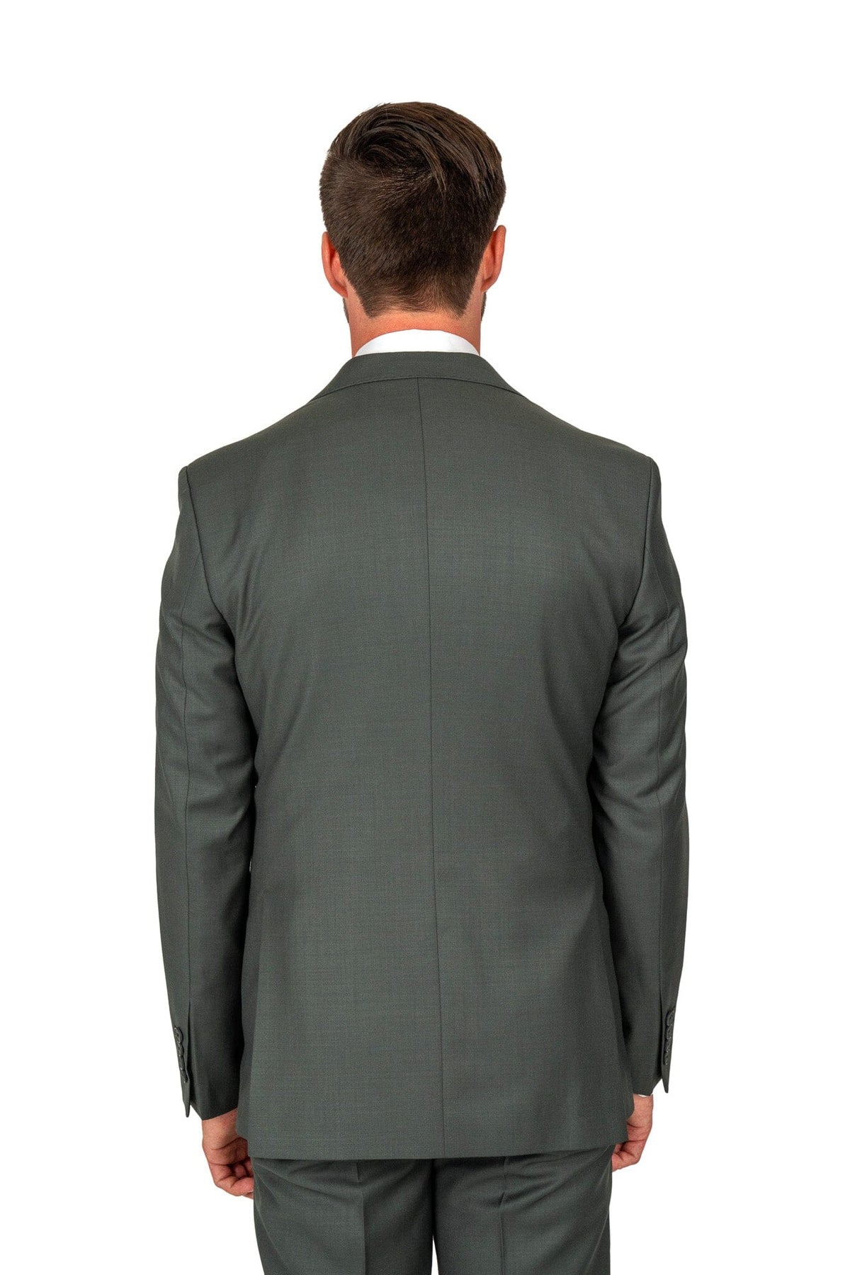 Cosiani Olive S. 180's Wool & Silk Suit