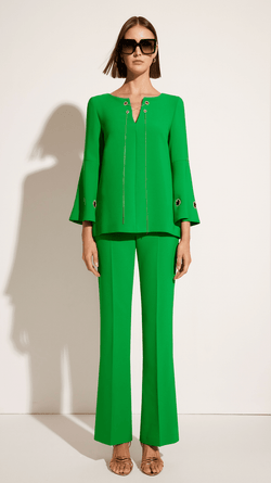 Cosiani Green Blouse & Trouser Set