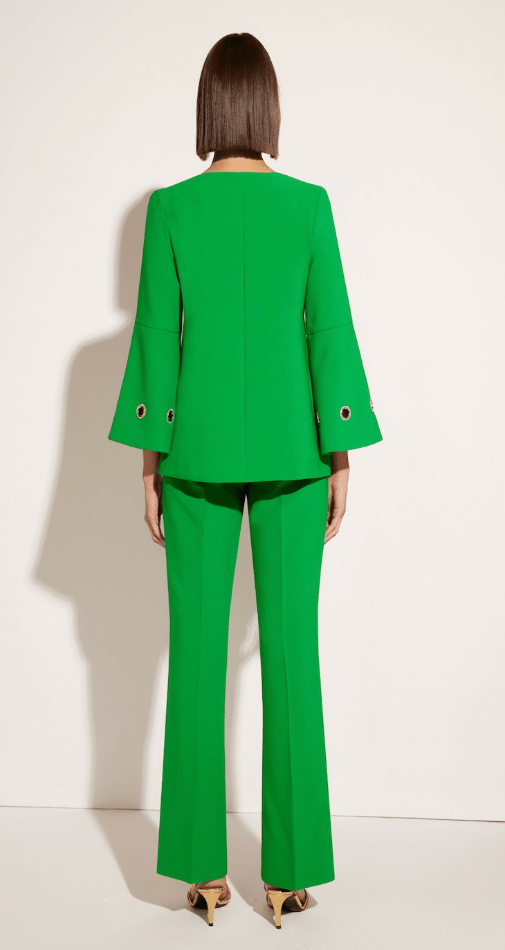 Cosiani Green Blouse & Trouser Set