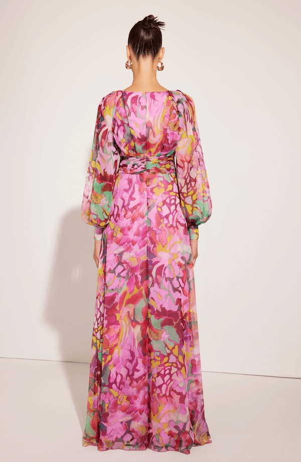 Cosiani Colorful Floral Gown