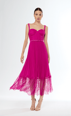 Cosiani Pink Laced Dress