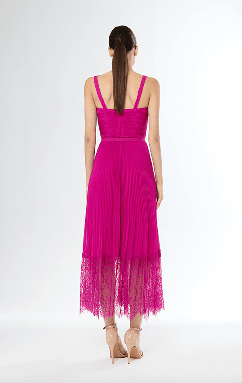 Cosiani Pink Laced Dress