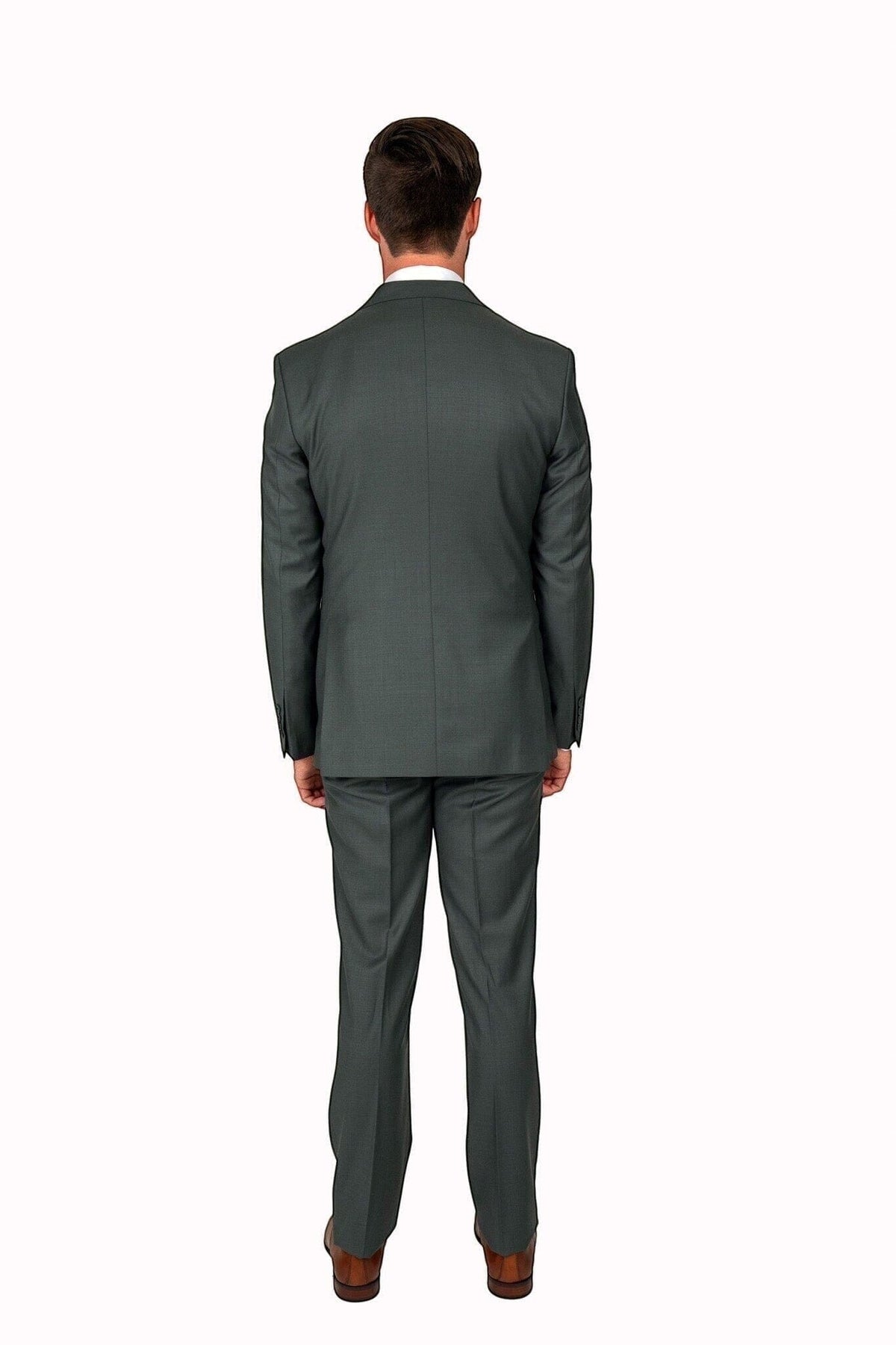 Cosiani Olive S. 180's Wool & Silk Suit