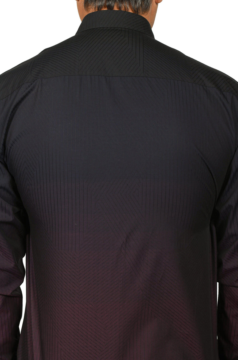 Black & Burgundy Ombre Shirt Cosiani Black & Burgundy Ombre Shirt Cosiani