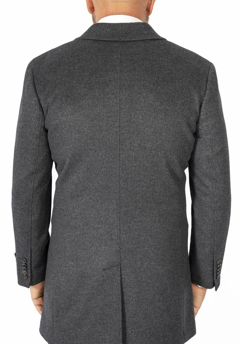 Charcoal Wool & Cashmere Coat