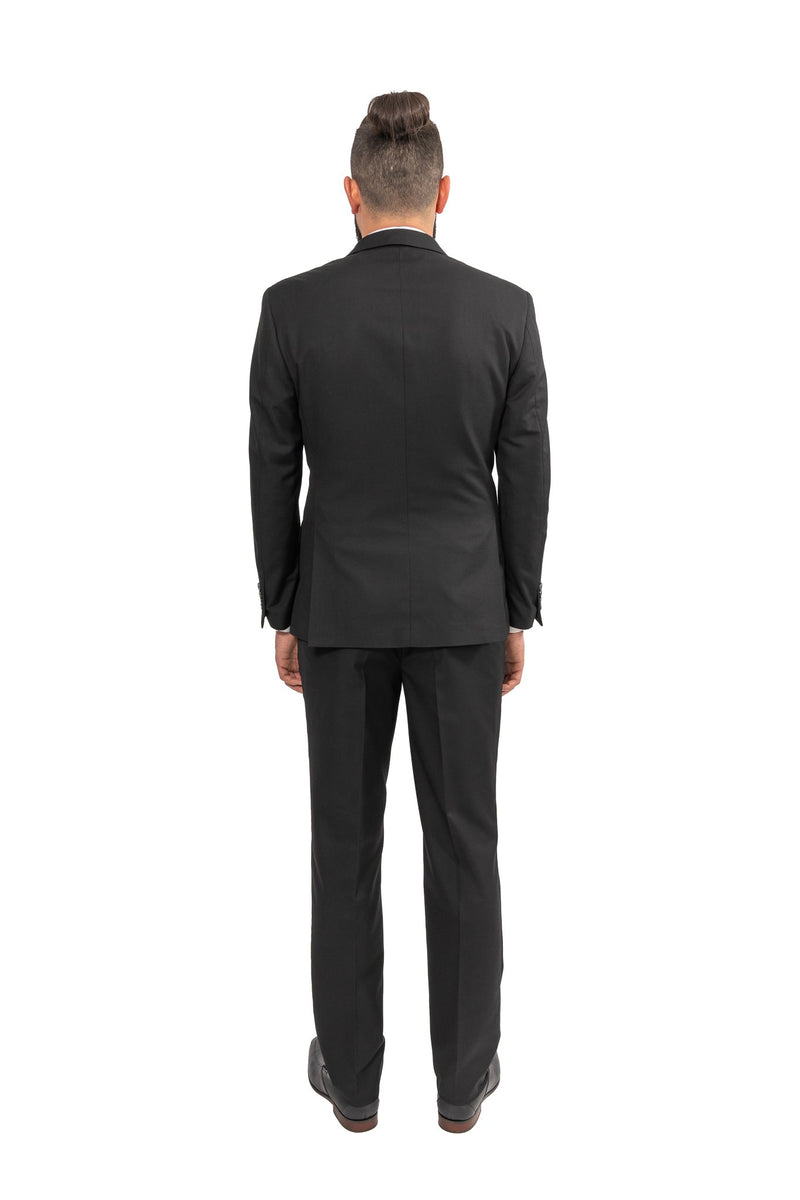 Orange Label Black Slim Fit Suit