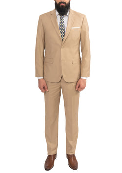 Orange Label Tan Slim Fit Suit Cosiani Orange Label Tan Slim Fit Suit Cosiani