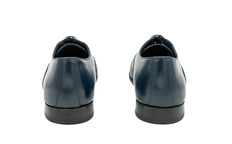 Cosiani Blue Leather Two Tone Dress Shoes Cosiani Blue Leather Two Tone Dress Shoes