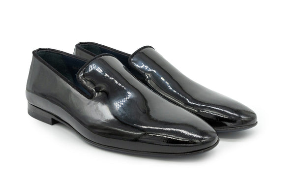 Cosiani Black Patent Leather Loafer