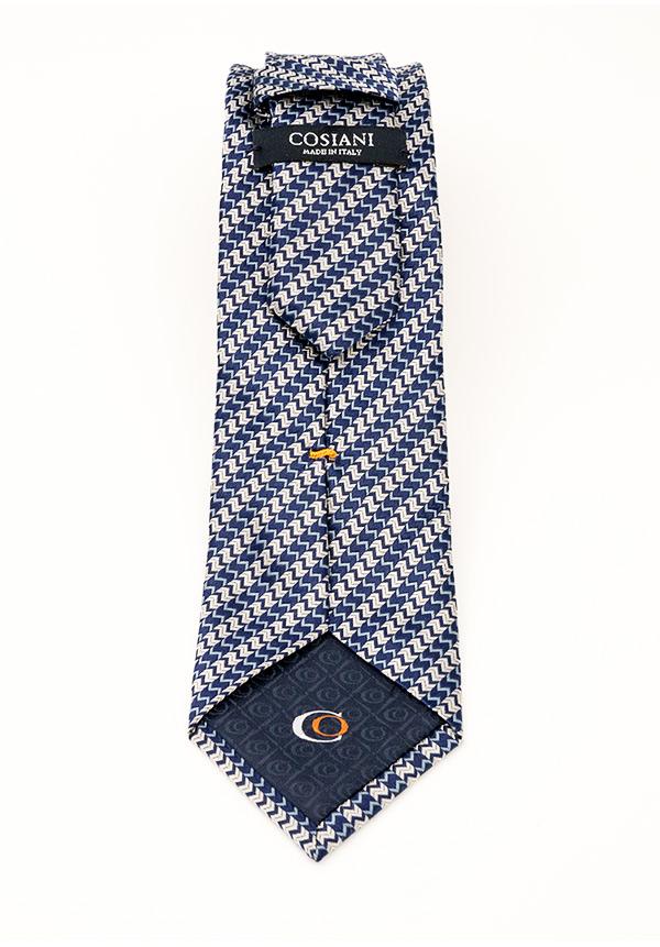 Blue & Grey Striped Silk Tie