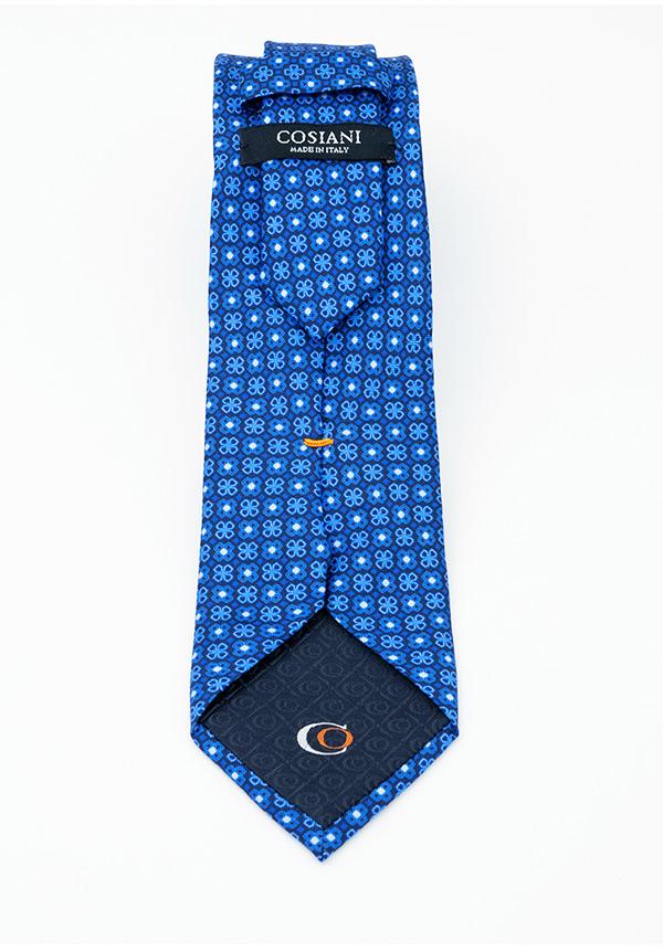 Royal Blue Floral Silk Tie – Cosiani