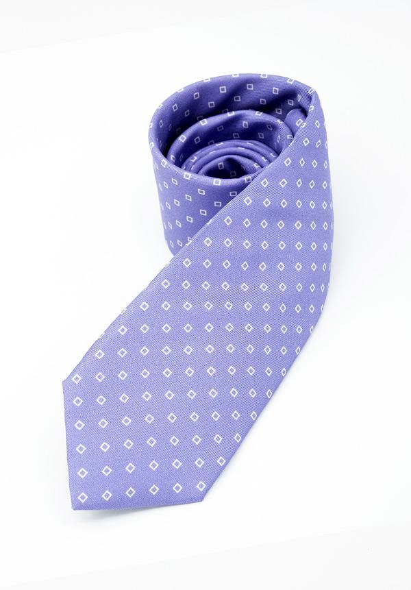 Lavender Square Silk Tie