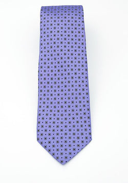 Lavender Floral Silk Tie