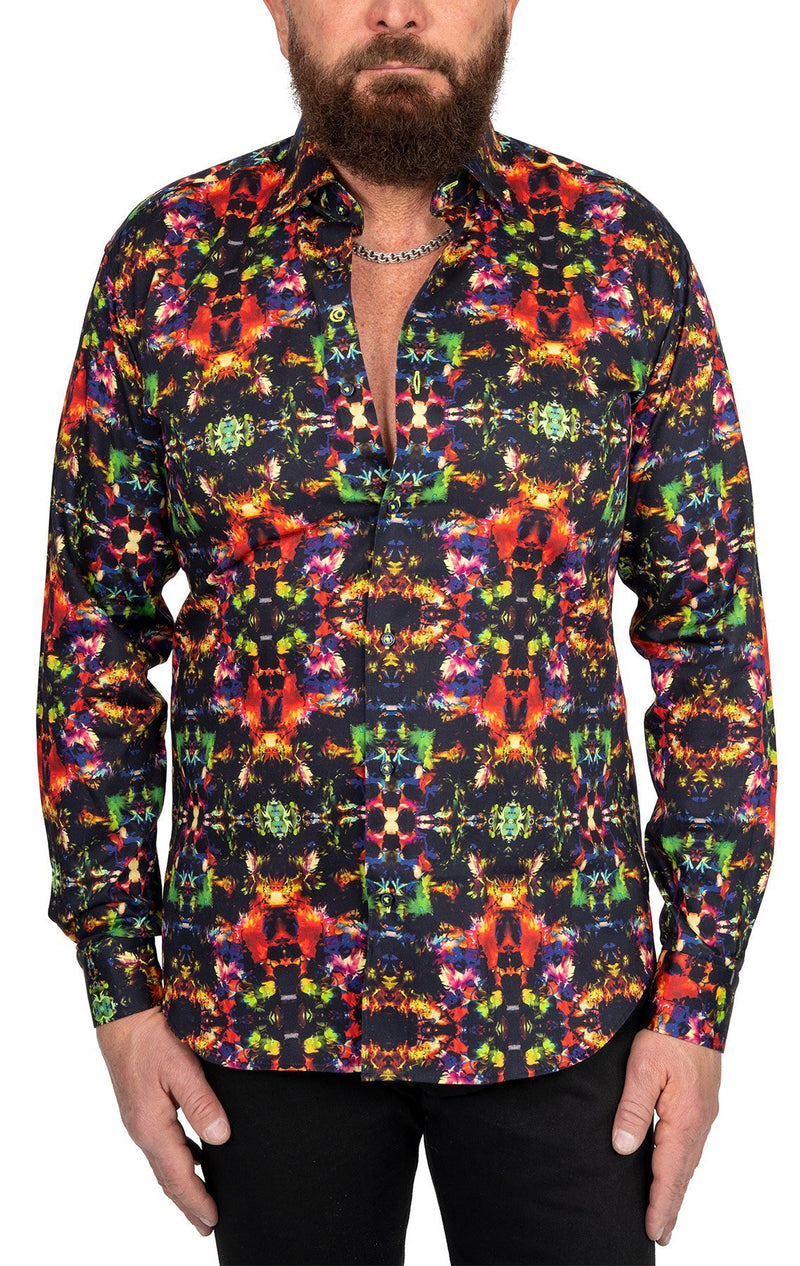 flamboyant dress shirts How to wear a flamboyant silk shirt | Men's fashion