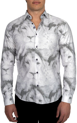 White Dotted Lion Shirt