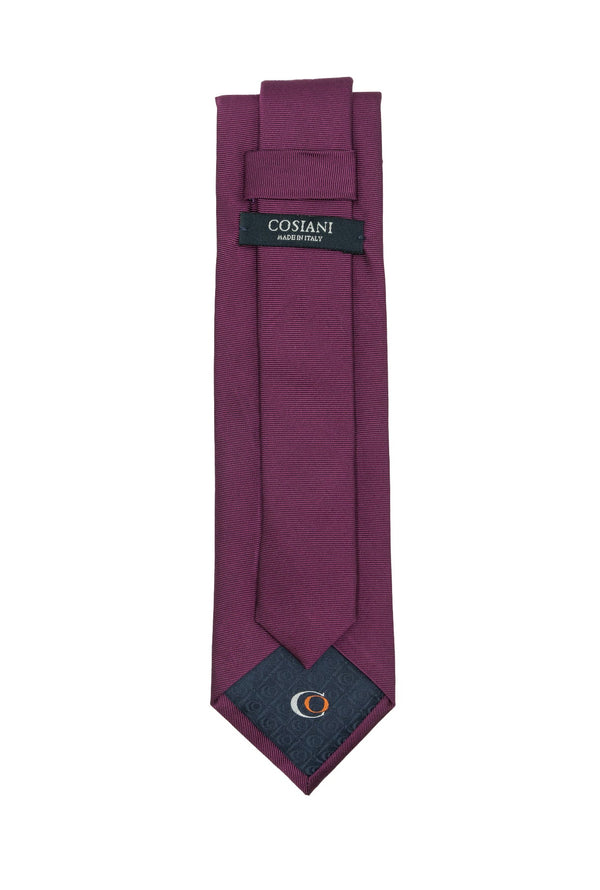 Solid Purple Silk Tie