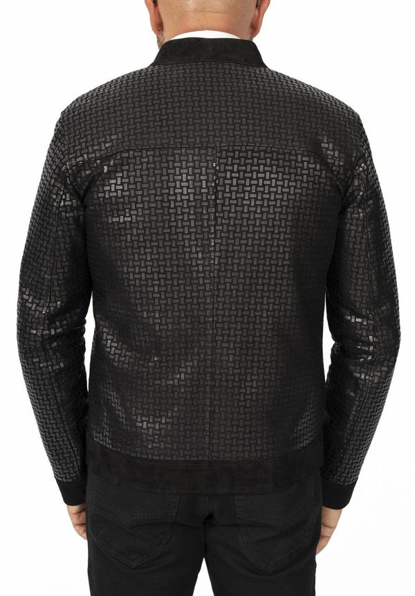 Star Black Leather Jacket