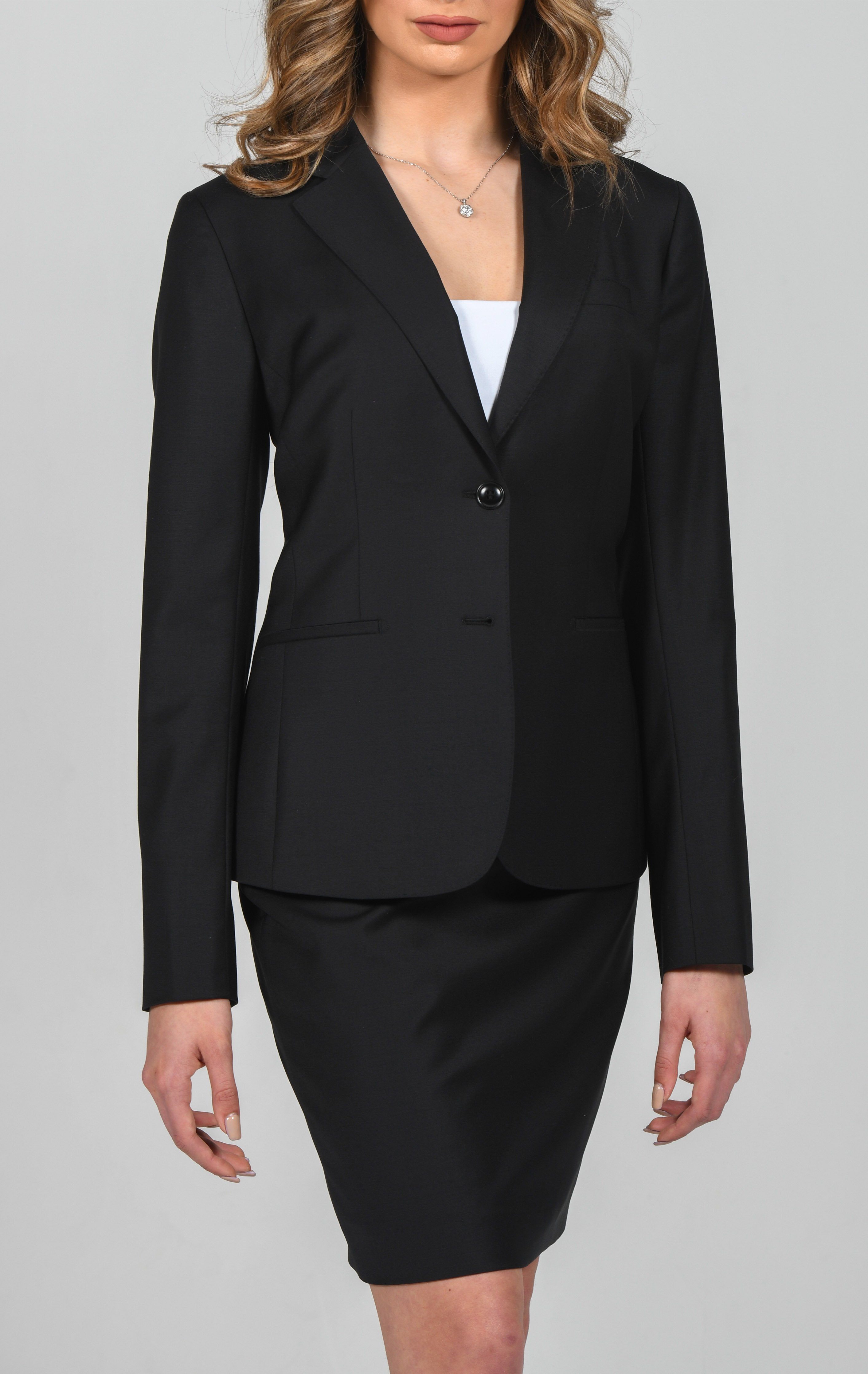 Cosiani Women’s Black Wool Blazer