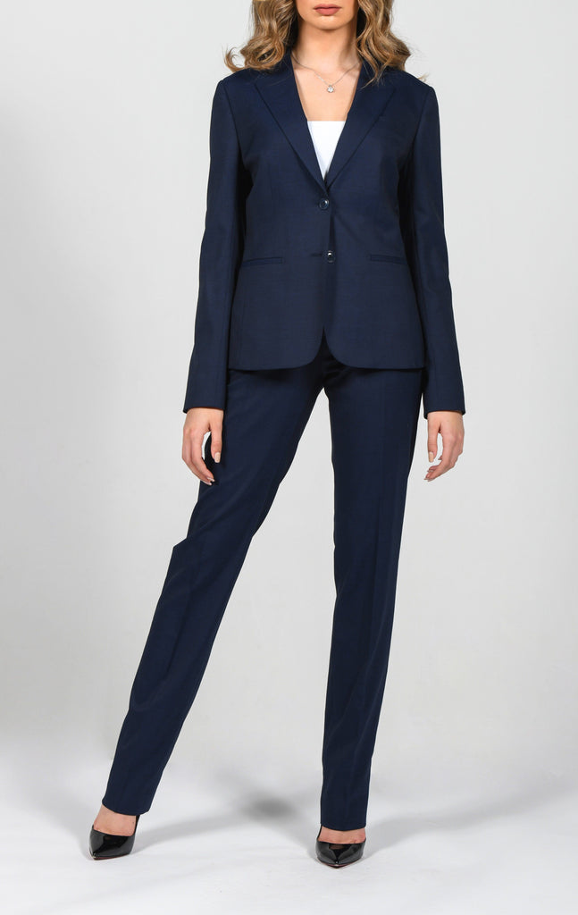 Cosiani Womens Blue Wool Dress Pants 12 Cosiani Womens Blue Wool Dress Pants 12